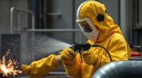 fire safety during spraying