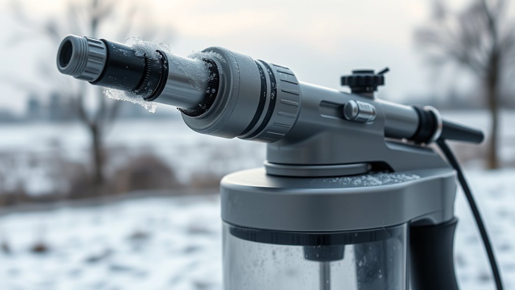 heated winter spray systems