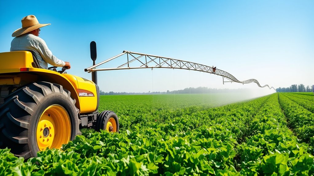 maintain equipment for crop health