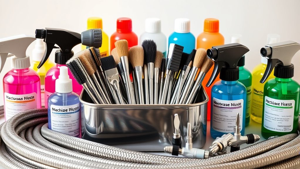 maintain spray gun properly