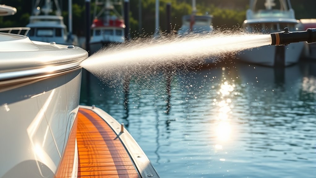 marine surface spraying techniques