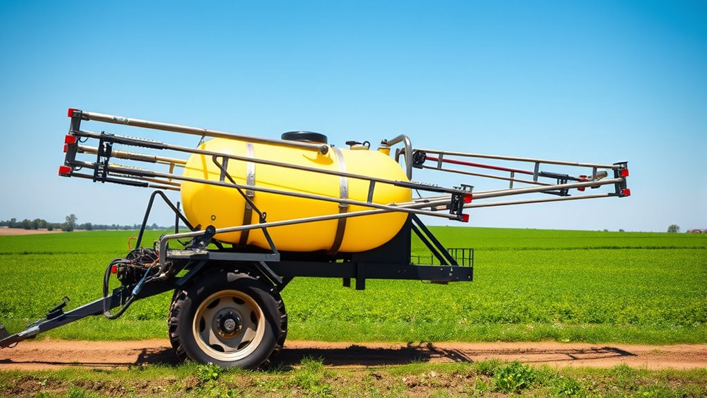 mobile cart sprayer capacity