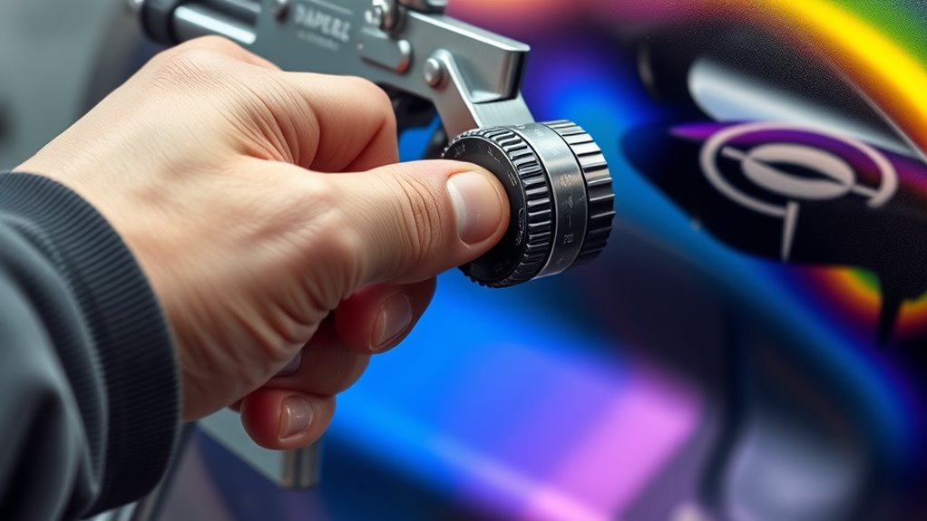 optimize spray gun pressure