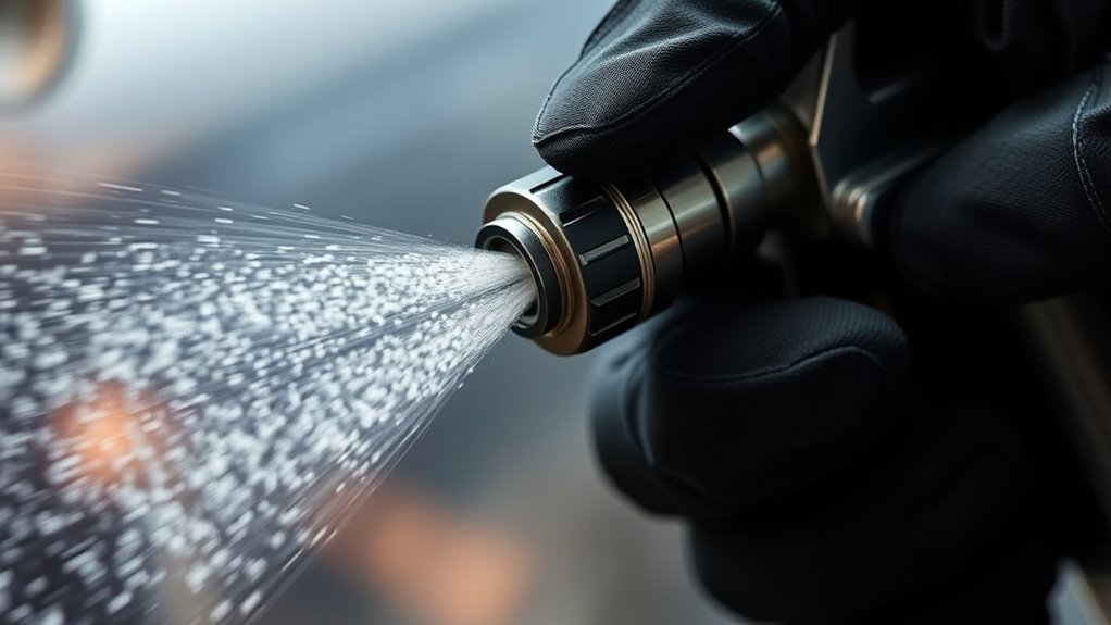 optimize spray pattern consistency