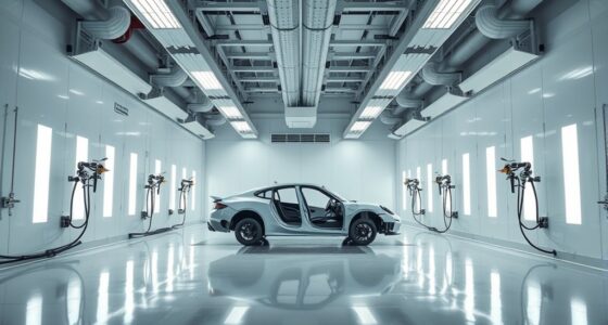 optimized spray booth workflow