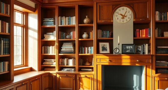 painting bookshelves and built ins