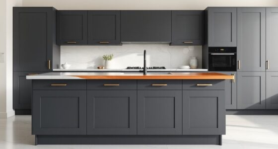 painting kitchen cabinetry details