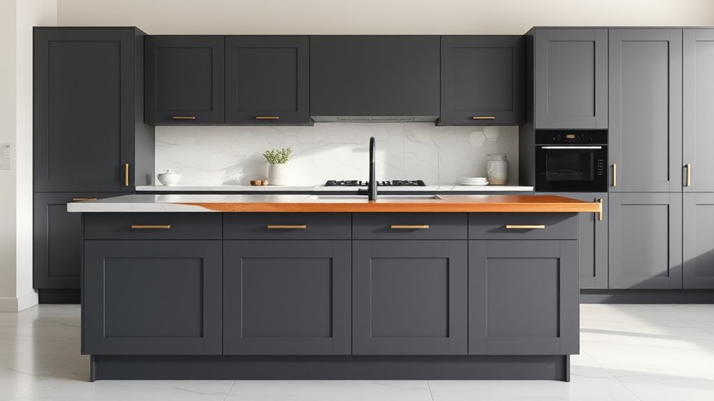 painting kitchen cabinetry details