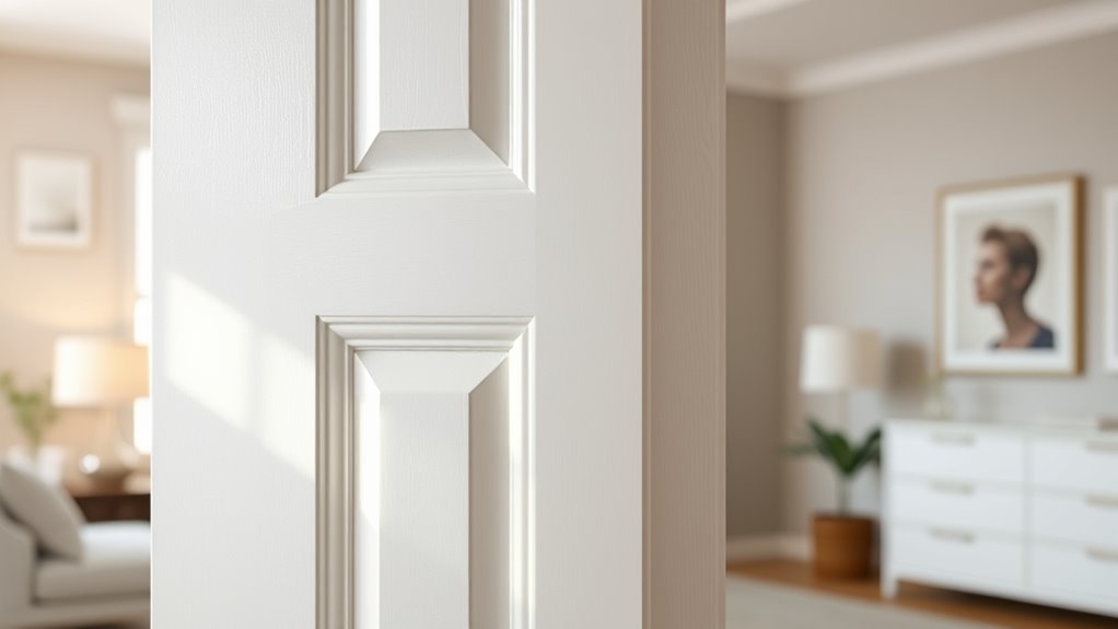 painting paneled interior doors