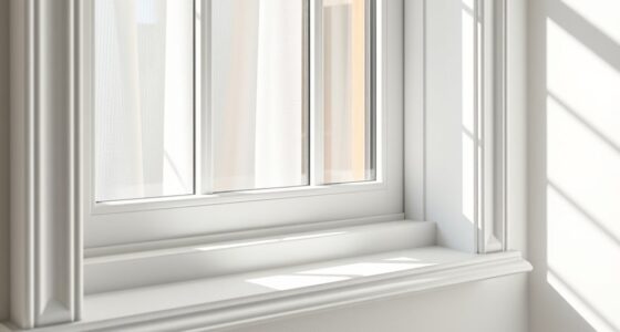 painting window frame details