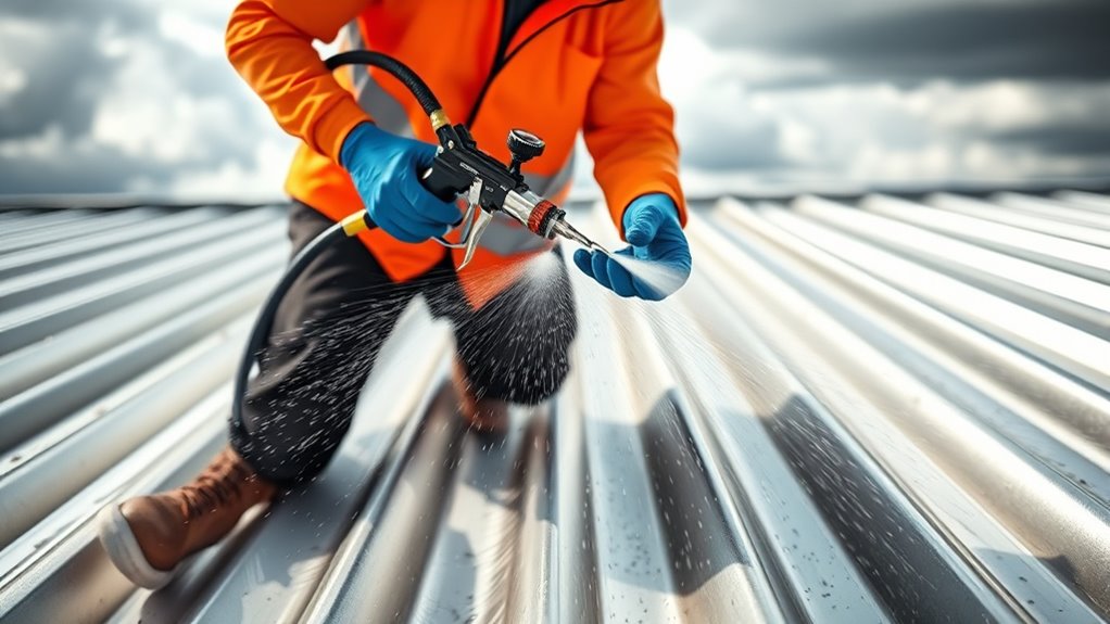 proper spraying and matching