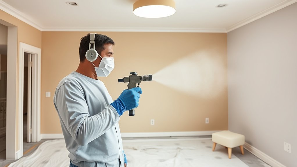 proper spraying technique and preparation