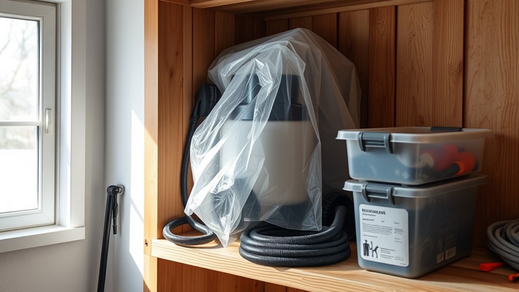 proper winter sprayer storage