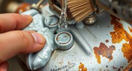 remove dried paint buildup