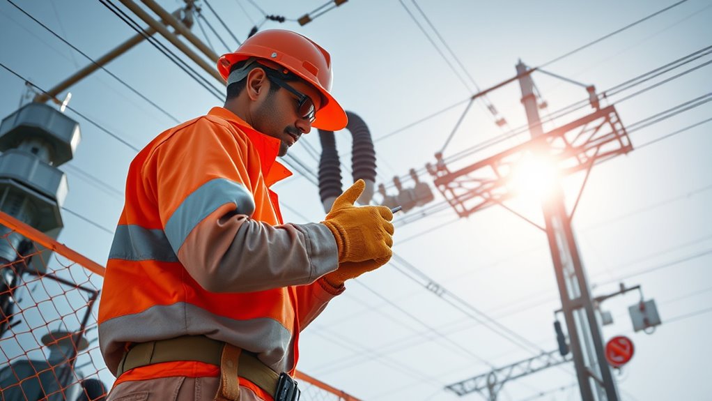 respect live electrical hazards