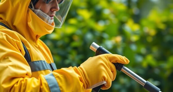 selecting appropriate spraying attire
