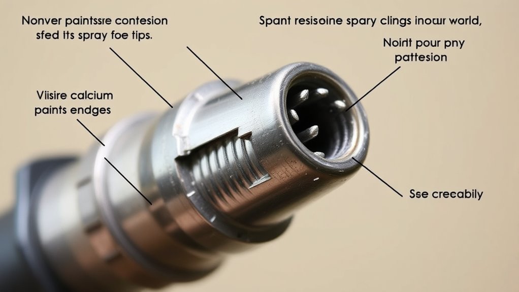 spray tip wear indicators