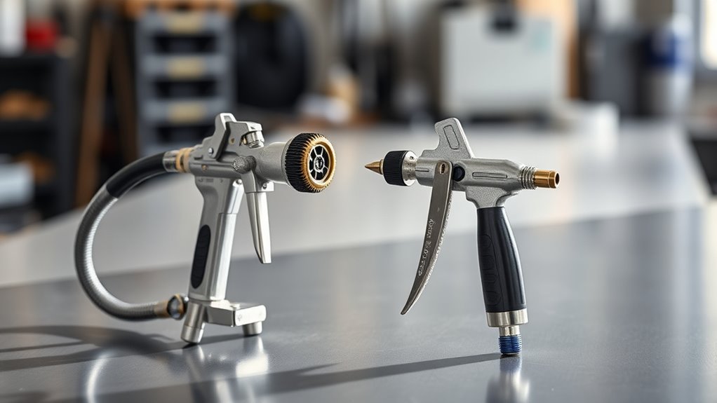 spray types cleaning precision