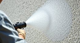 spraying textured surfaces evenly