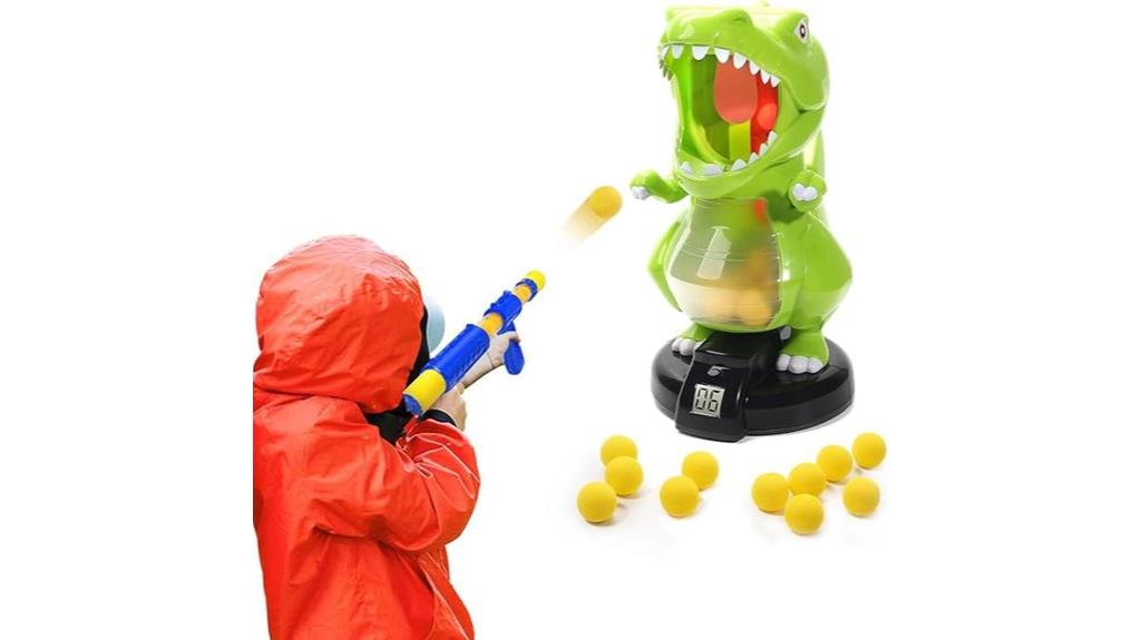 dinosaur target shooting set