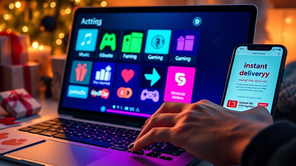 instant digital gift ideas