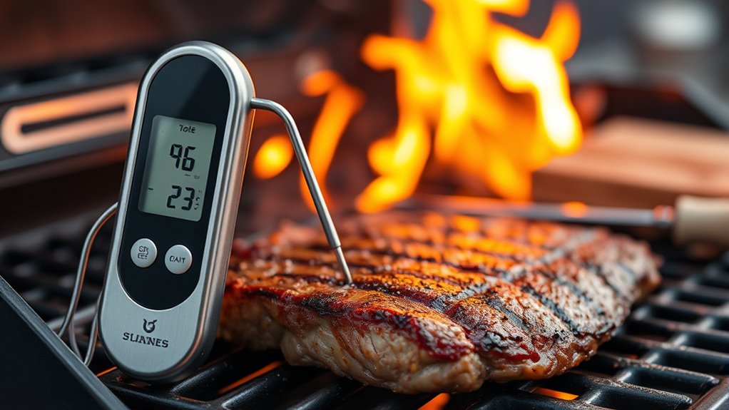 key grilling thermometer features