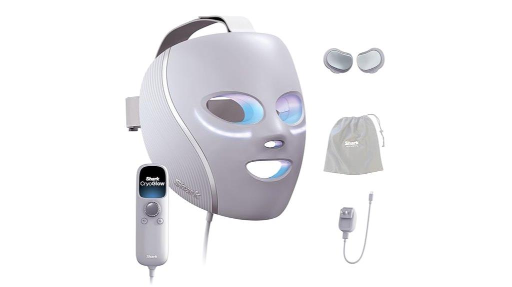 led face mask remote