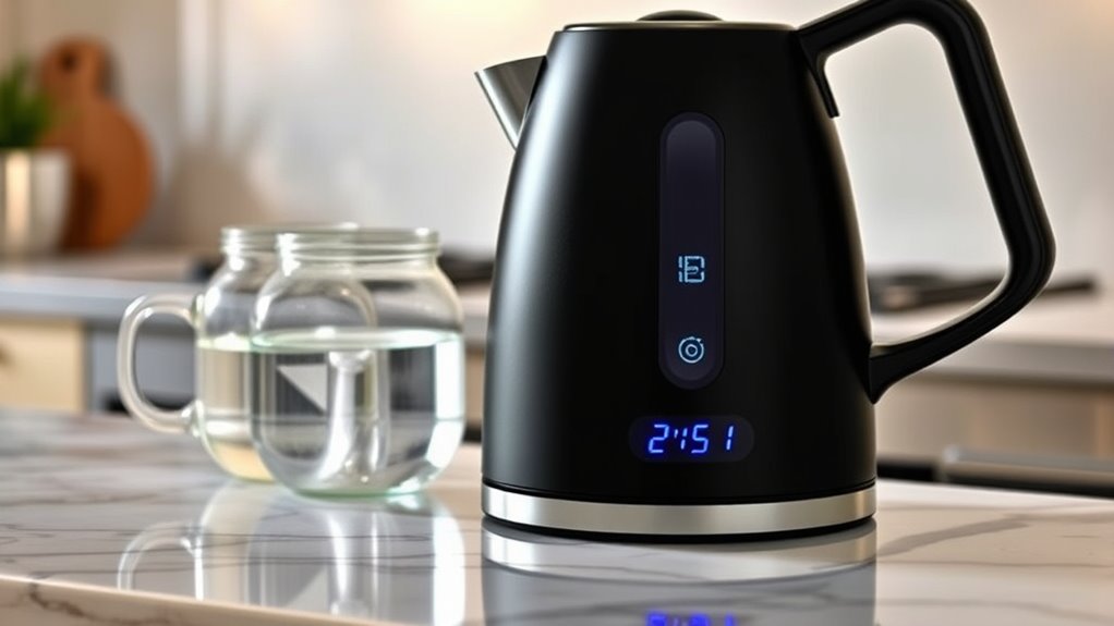 top temperature controlled electric kettles