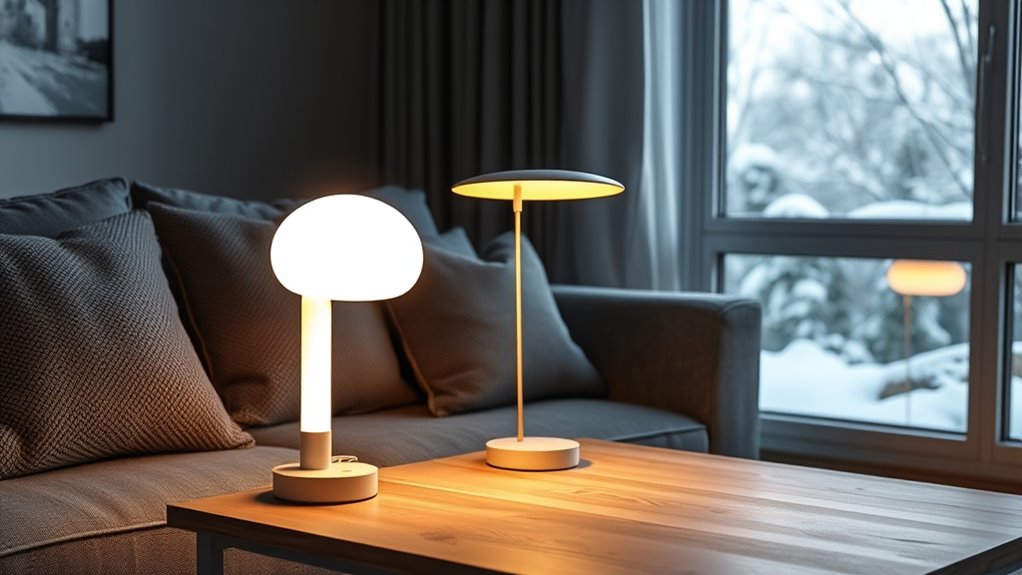 winter mood light therapy