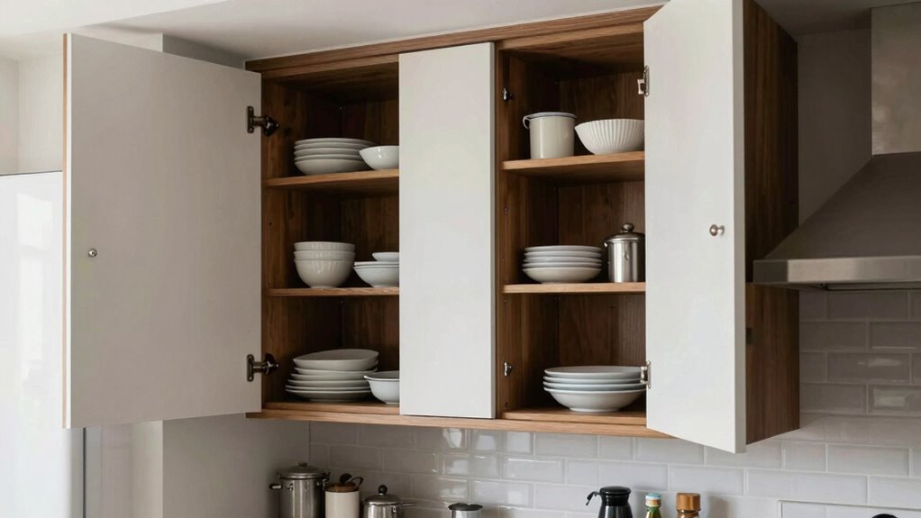 cabinet lighting enhances style