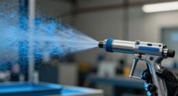 compressed air painting method