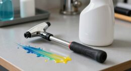 efficient sprayer cleaning method