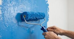 enhanced painting with back rolling