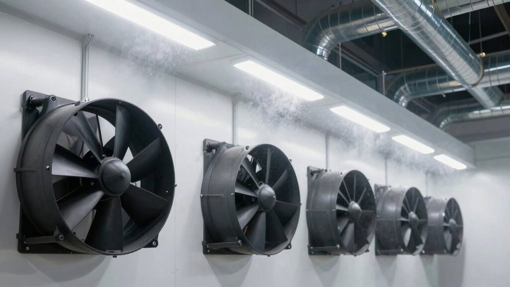 maintain spray booth airflow