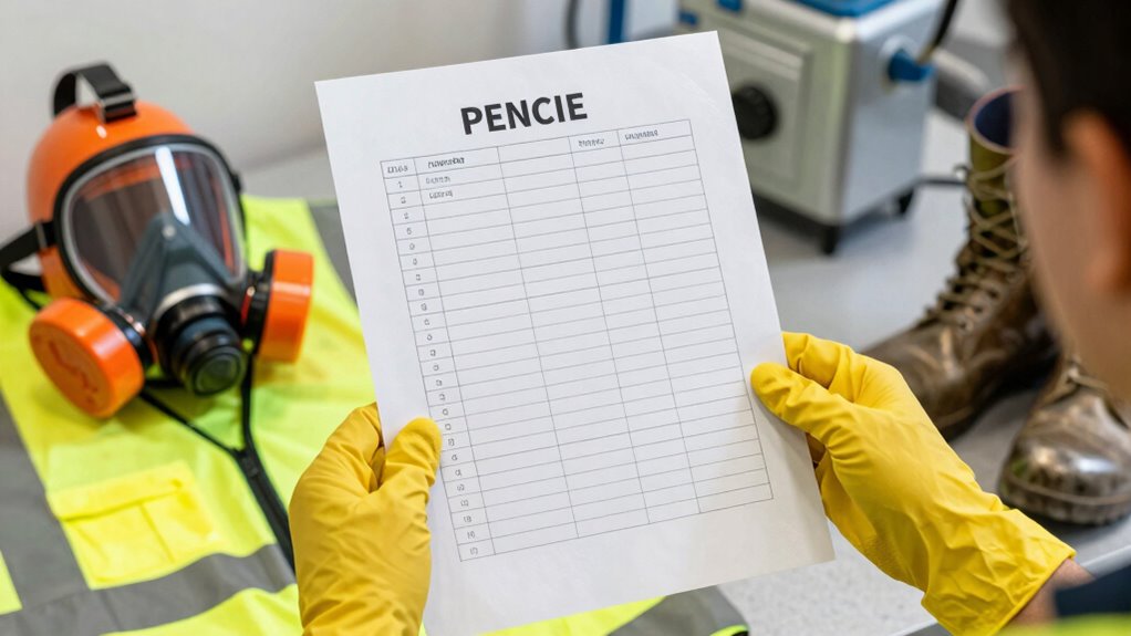 pre spray ppe inspection