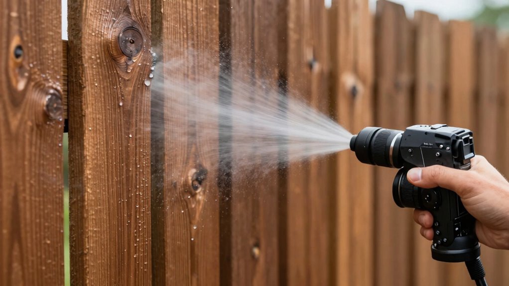 proper fence treatment technique