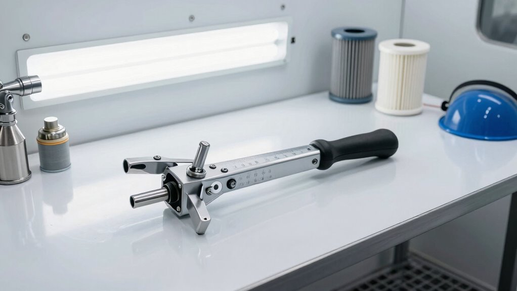 proper spray booth ventilation setup