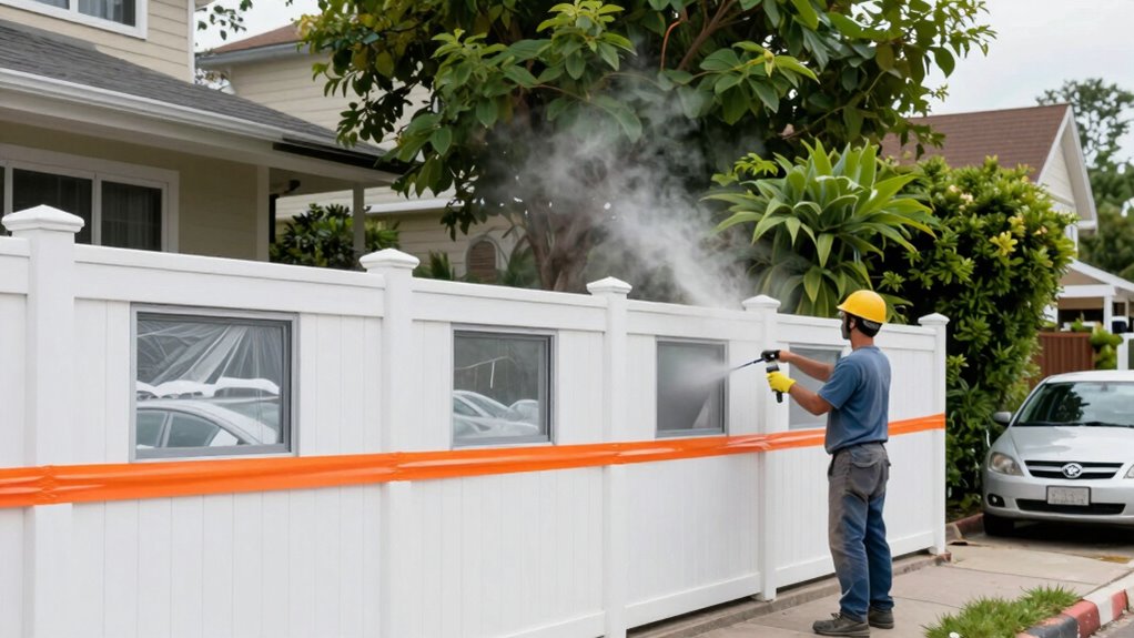 protecting surfaces from overspray