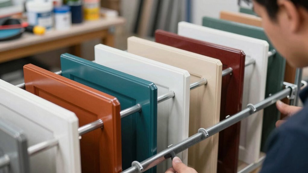 selecting suitable spray racks