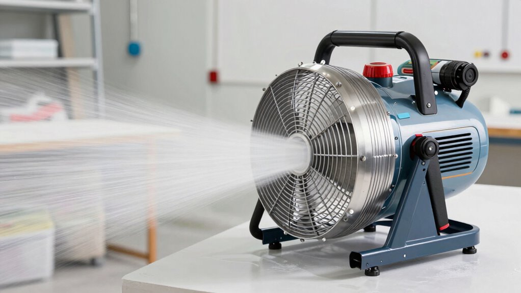 choosing optimal paint drying fan