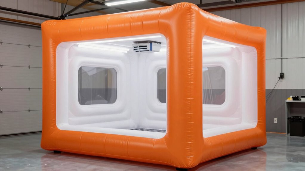 choosing portable durable paint booth