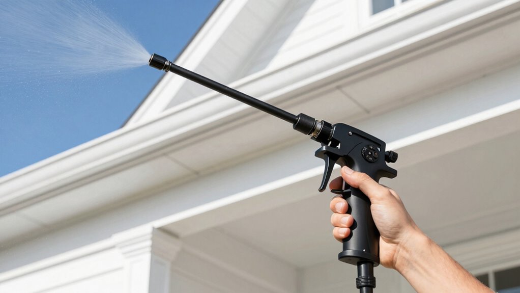 exterior trim spray considerations