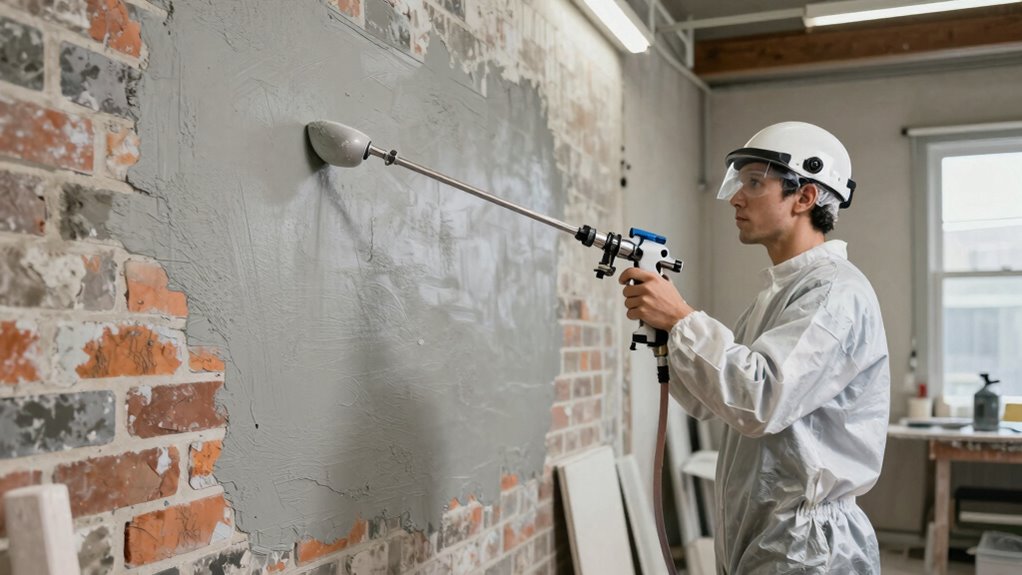 key masonry sprayer features