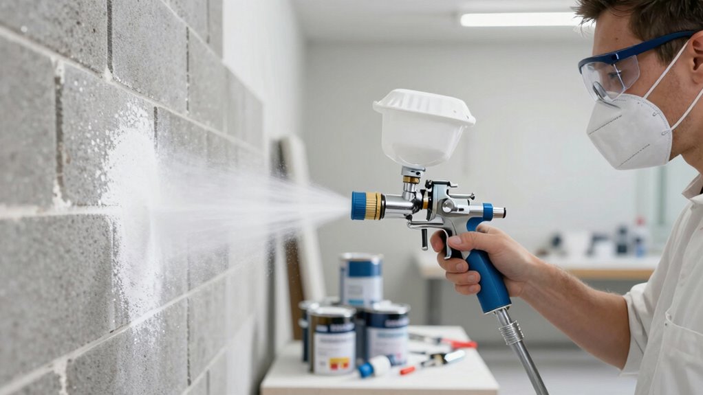 masonry sprayer selection factors