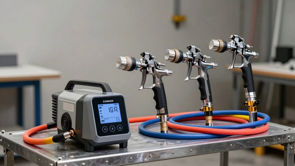 multi gun sprayer considerations