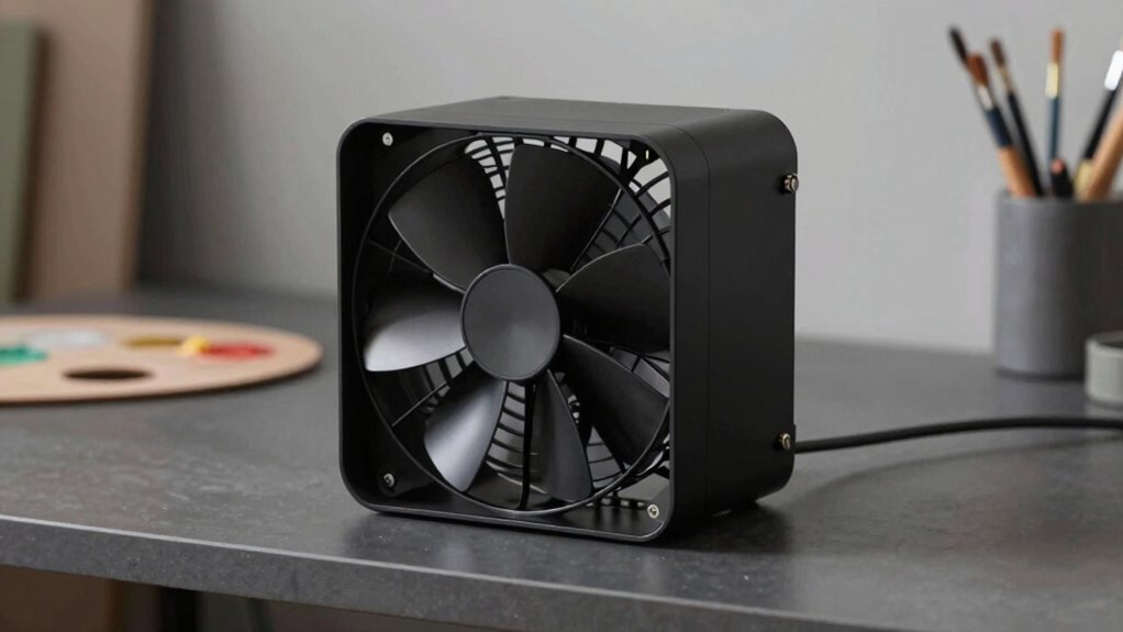 quiet efficient painting fan