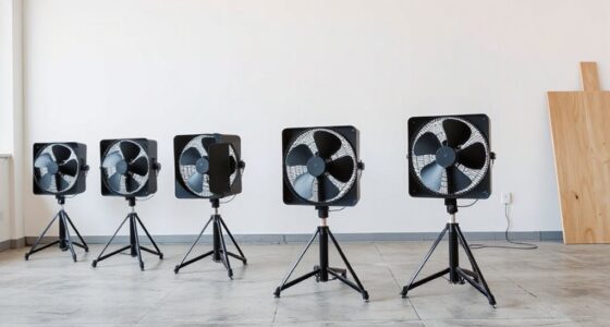 quiet painting box fans