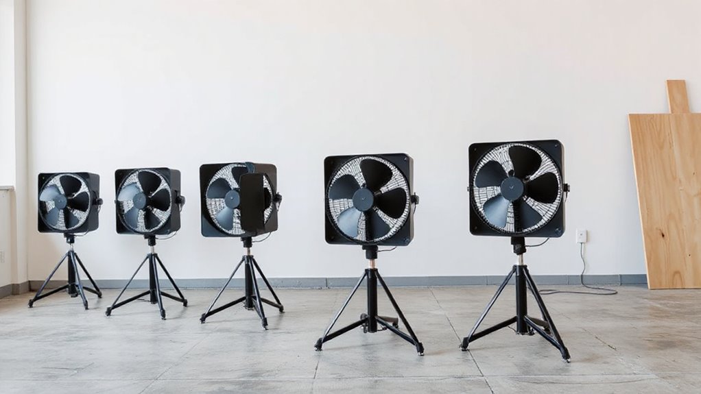 quiet painting box fans