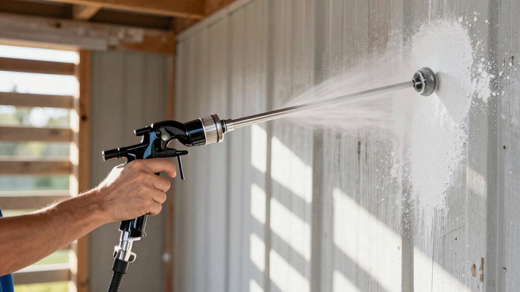 sprayer features for efficiency