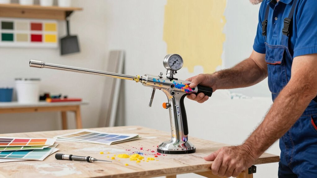 sprayer features for remodeling